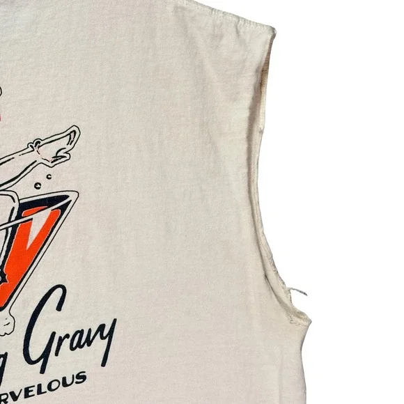 Yung Gravy Marvelous Tour T-Shirt Mens Cream Muscle Tee Pin Up Graphic 2XL - Picture 6 of 12